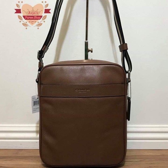coach flight bag smith leather